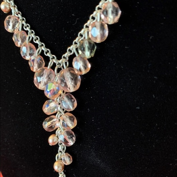 Elegant beaded drop necklace - Picture 3 of 3